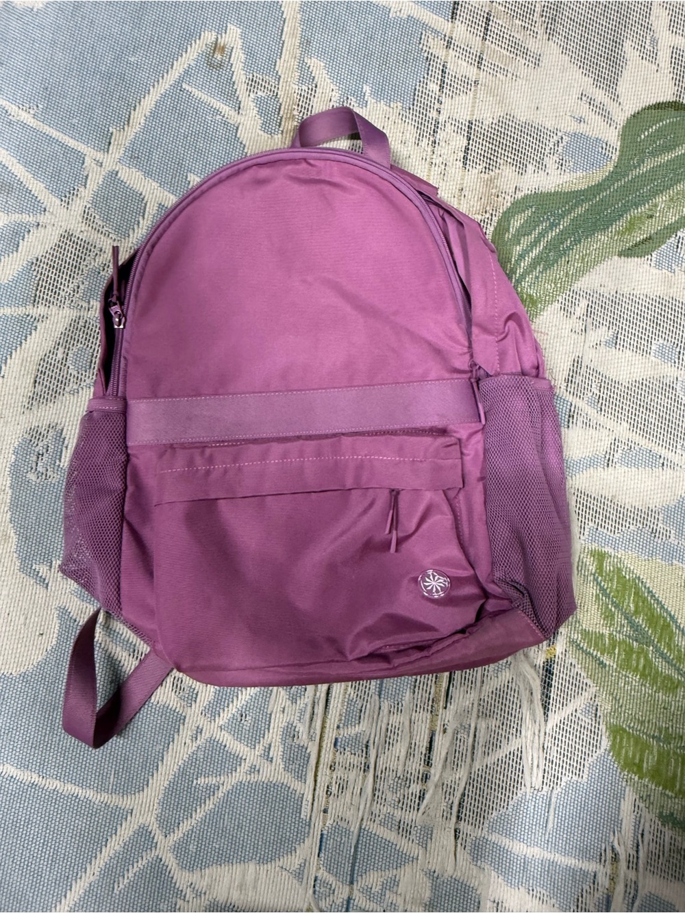 Athleta Limitless Classic Purple Everyday Backpack with Front Pocket